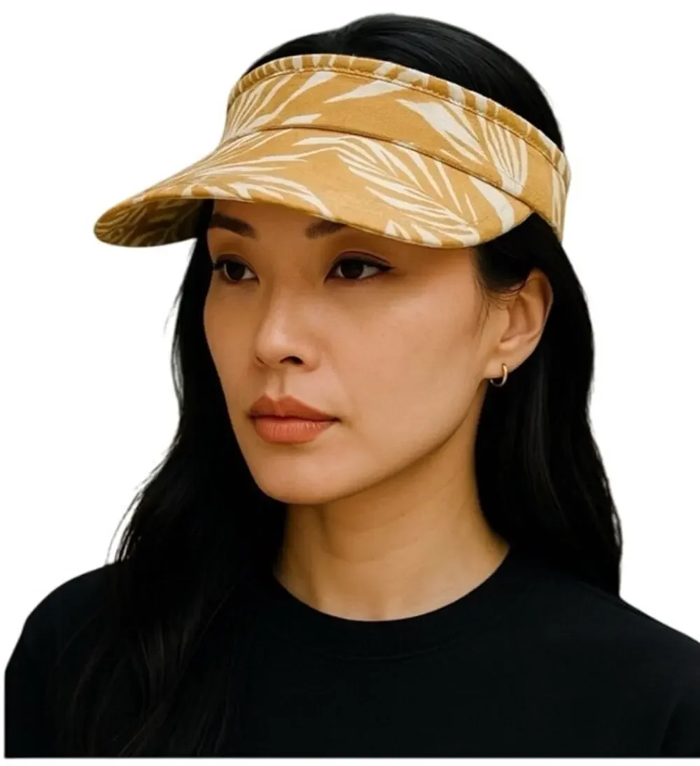 Madewell Headband Visor, Desert Dune, Terry Lined Band